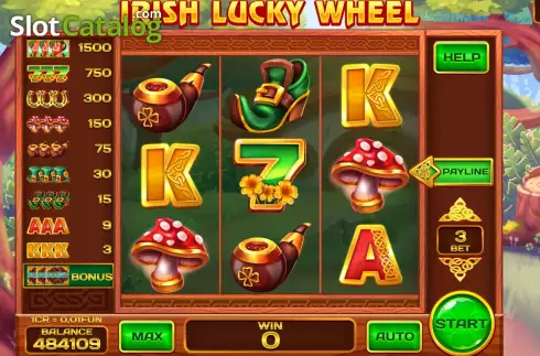 Οθόνη3. Irish Lucky Wheel (3x3) Κουλοχέρης