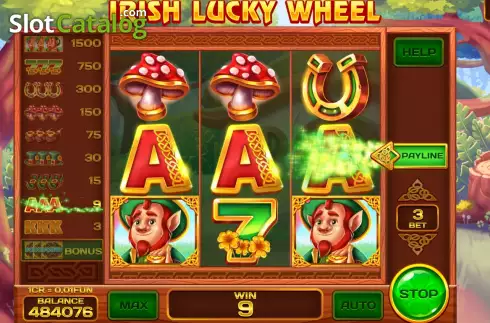 Οθόνη4. Irish Lucky Wheel (3x3) Κουλοχέρης