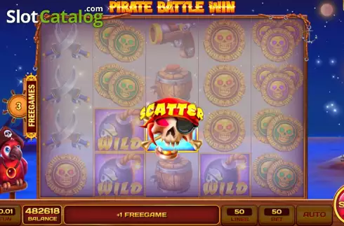 Οθόνη6. Pirate Battle Win Κουλοχέρης