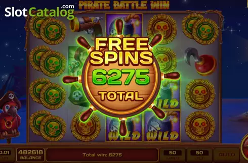 Οθόνη8. Pirate Battle Win Κουλοχέρης
