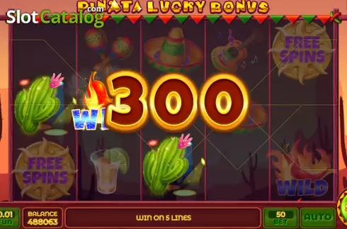 Οθόνη4. Pinata Lucky Bonus Κουλοχέρης 