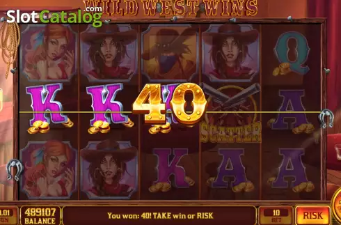 Οθόνη5. Wild West Wins Κουλοχέρης 