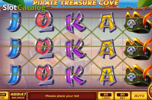 Οθόνη2. Pirate Treasure Cove Κουλοχέρης