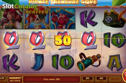 Οθόνη5. Pirate Treasure Cove Κουλοχέρης