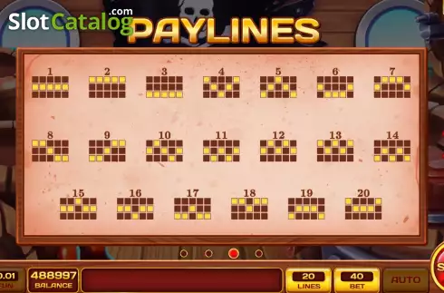 Οθόνη8. Pirate Treasure Cove Κουλοχέρης