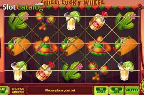 Οθόνη2. Chilli Lucky Wheel Κουλοχέρης