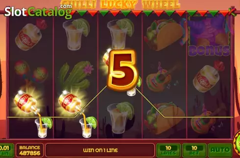 Οθόνη3. Chilli Lucky Wheel Κουλοχέρης
