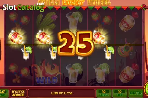 Οθόνη4. Chilli Lucky Wheel Κουλοχέρης