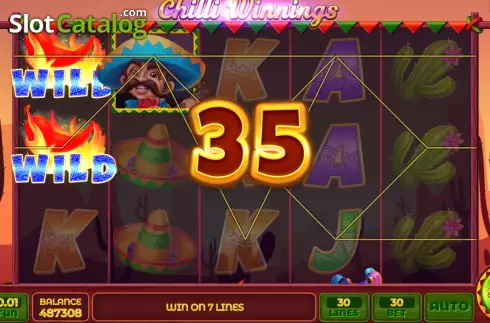 Οθόνη5. Chilli Winnings Κουλοχέρης 