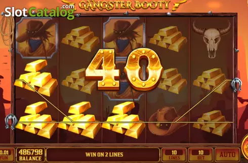 Οθόνη4. Gangster Booty Κουλοχέρης