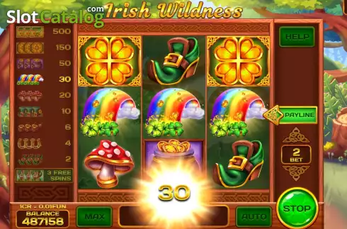 Οθόνη4. Irish Wildness (3x3) Κουλοχέρης