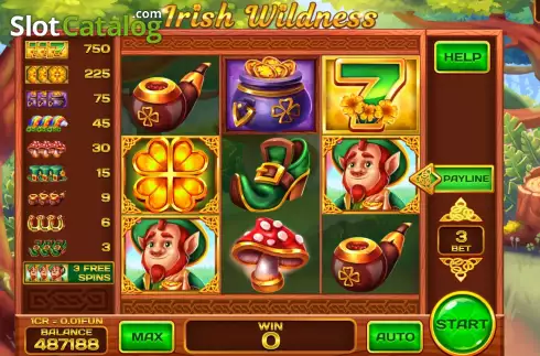 Οθόνη2. Irish Wildness (Reel Respin) Κουλοχέρης