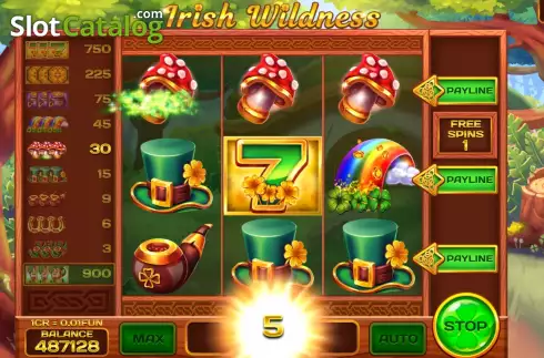 Οθόνη6. Irish Wildness (Reel Respin) Κουλοχέρης