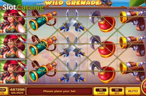 Οθόνη2. Wild Grenade Κουλοχέρης 