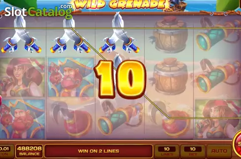 Οθόνη4. Wild Grenade Κουλοχέρης 