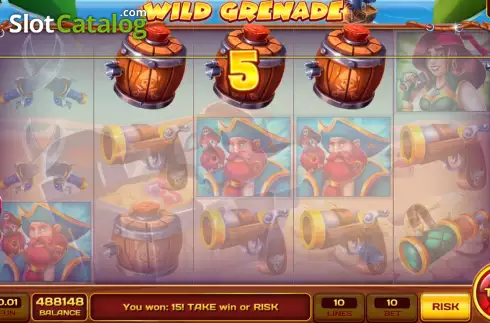 Οθόνη3. Wild Grenade Κουλοχέρης 