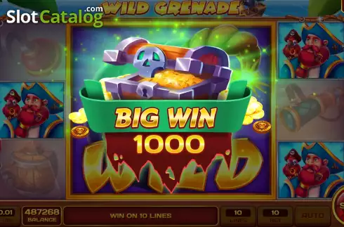 Οθόνη5. Wild Grenade Κουλοχέρης 