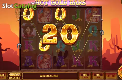 Οθόνη3. Hot Gold Bars Κουλοχέρης
