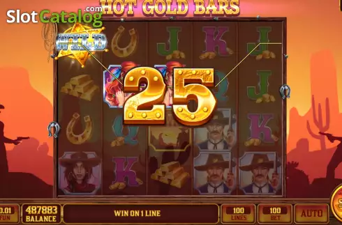 Οθόνη4. Hot Gold Bars Κουλοχέρης