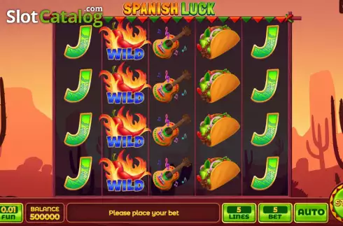 Οθόνη2. Spanish Luck Κουλοχέρης