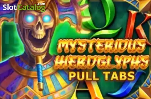 Mysterious Hieroglyphs (Pull Tabs) Λογότυπο Mysterious Hieroglyphs (Pull Tabs) Λογότυπο