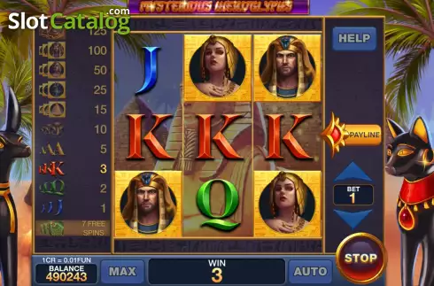 Οθόνη3. Mysterious Hieroglyphs (Pull Tabs) Κουλοχέρης