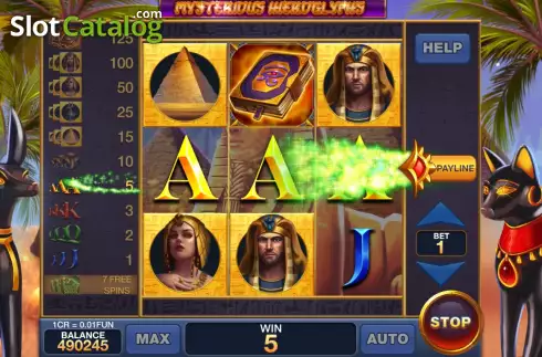 Οθόνη4. Mysterious Hieroglyphs (Pull Tabs) Κουλοχέρης