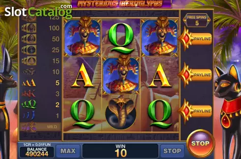 Οθόνη6. Mysterious Hieroglyphs (Pull Tabs) Κουλοχέρης