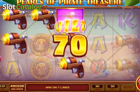 Οθόνη3. Pearls of Pirate Treasure Κουλοχέρης
