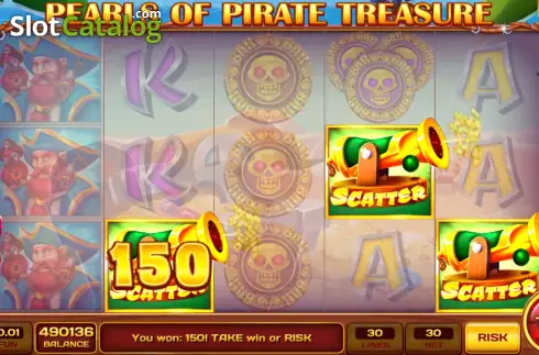 Οθόνη5. Pearls of Pirate Treasure Κουλοχέρης