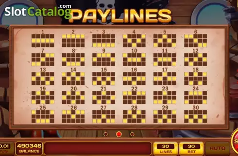 Οθόνη8. Pearls of Pirate Treasure Κουλοχέρης