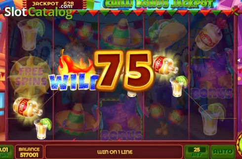 Οθόνη4. Chilli Bonus Jackpot Κουλοχέρης