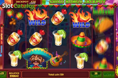 Οθόνη6. Chilli Bonus Jackpot Κουλοχέρης