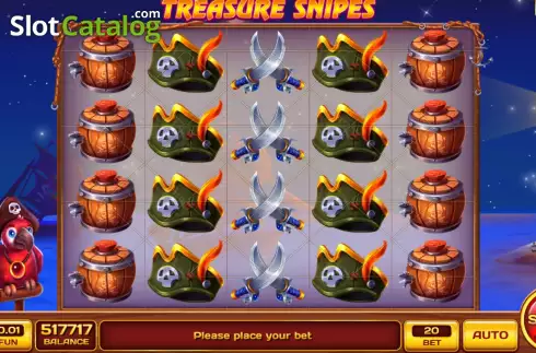 Οθόνη2. Treasure Snipes (ABXplay) Κουλοχέρης