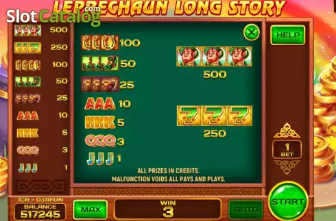 Οθόνη6. Leprechaun Long Story (Reel Respin) Κουλοχέρης
