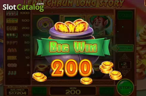 Οθόνη5. Leprechaun Long Story (Pull Tabs) Κουλοχέρης