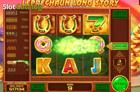 Οθόνη3. Leprechaun Long Story (3x3) Κουλοχέρης