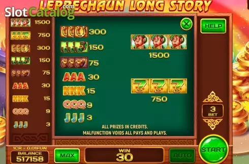 Οθόνη6. Leprechaun Long Story (3x3) Κουλοχέρης