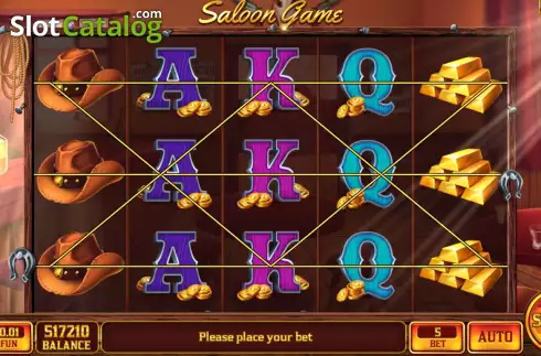 Οθόνη3. Saloon Game Κουλοχέρης