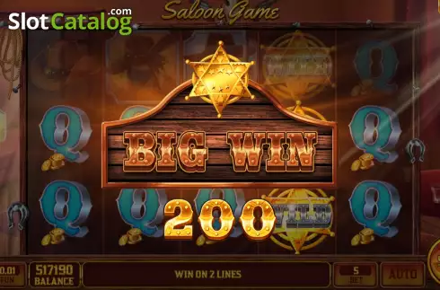 Οθόνη5. Saloon Game Κουλοχέρης