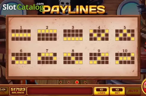 Οθόνη8. Pirate Coins Wheel Κουλοχέρης