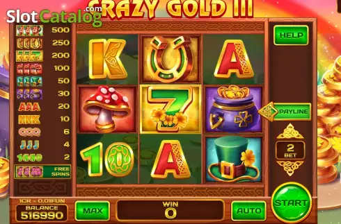 Οθόνη2. Crazy Gold III (Pull Tabs) Κουλοχέρης