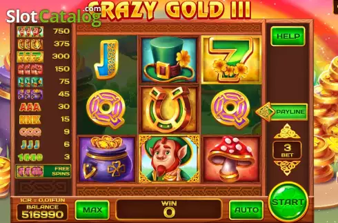 Οθόνη2. Crazy gold III (3x3) Κουλοχέρης