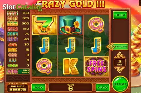 Οθόνη4. Crazy gold III (3x3) Κουλοχέρης