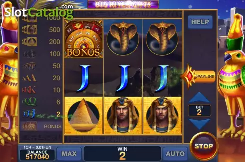 Οθόνη3. Big River Gifts (Pull Tabs) Κουλοχέρης