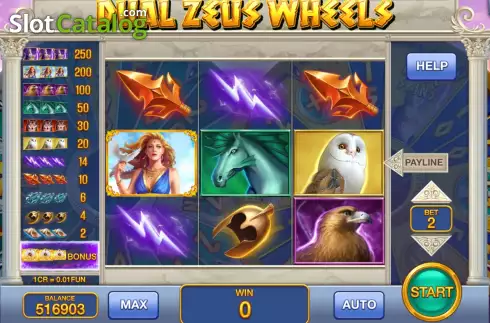 Οθόνη2. Dual Zeus Wheels (3x3) Κουλοχέρης