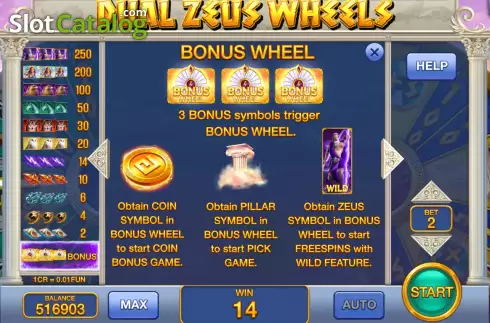 Οθόνη5. Dual Zeus Wheels (3x3) Κουλοχέρης