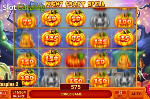 Οθόνη6. Night Crazy Spell Κουλοχέρης 