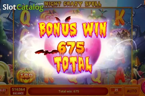 Οθόνη7. Night Crazy Spell Κουλοχέρης 