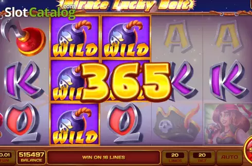 Οθόνη4. Pirate Lucky Belt Κουλοχέρης 